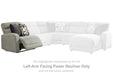 Colleyville Power Reclining Sectional with Chaise - Furniture Land (Milwaukee, WI)