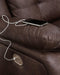 Punch Up Power Reclining Sectional Loveseat with Console - Furniture Land (Milwaukee, WI)
