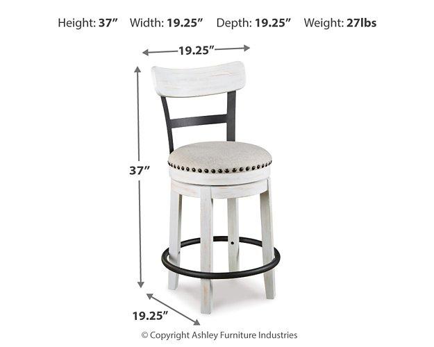 Valebeck Counter Height Bar Stool - Furniture Land (Milwaukee, WI)