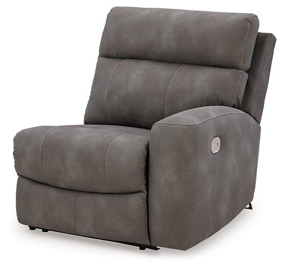 Next-Gen DuraPella Power Reclining Sectional Loveseat - Furniture Land (Milwaukee, WI)
