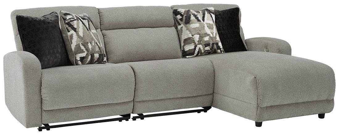 Colleyville Power Reclining Sectional with Chaise - Furniture Land (Milwaukee, WI)