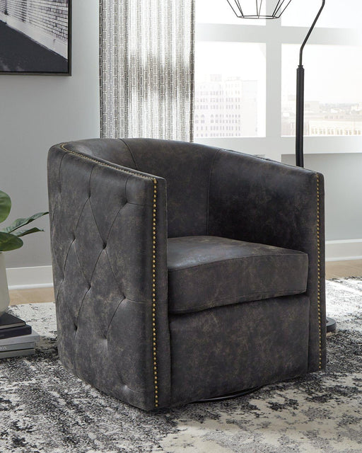 Brentlow Swivel Accent Chair - Furniture Land (Milwaukee, WI)