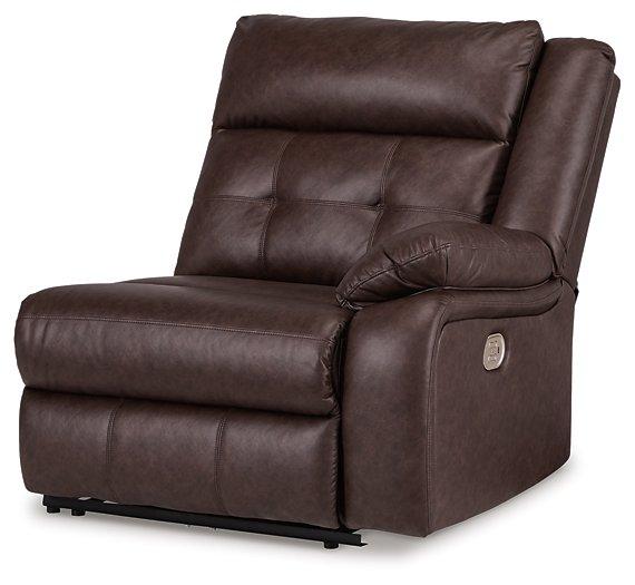 Punch Up Power Reclining Sectional Loveseat with Console - Furniture Land (Milwaukee, WI)