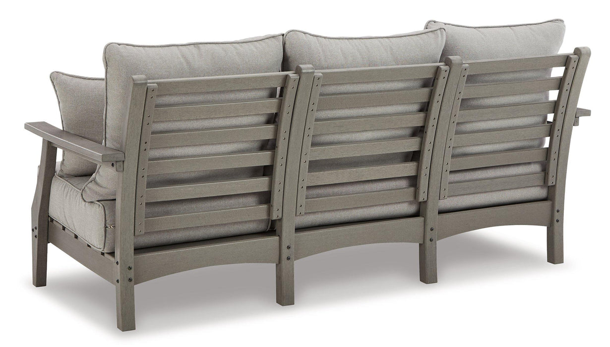 Visola Outdoor Sofa and Loveseat Set - Furniture Land (Milwaukee, WI)