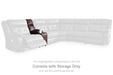 Punch Up Power Reclining Sectional Loveseat with Console - Furniture Land (Milwaukee, WI)