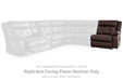 Punch Up Power Reclining Sectional Loveseat with Console - Furniture Land (Milwaukee, WI)
