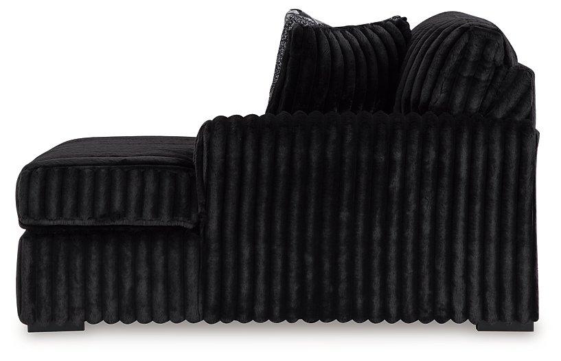 Midnight-Madness Sectional Sofa with Chaise - Furniture Land (Milwaukee, WI)