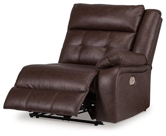 Punch Up Power Reclining Sectional Loveseat with Console - Furniture Land (Milwaukee, WI)