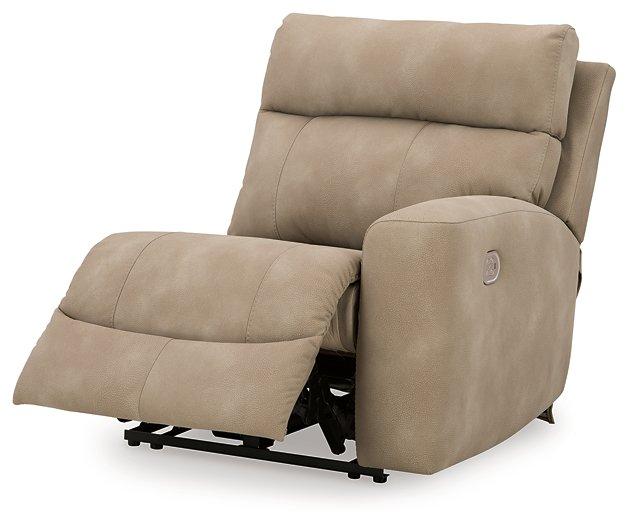 Next-Gen DuraPella Power Reclining Sectional Loveseat with Console - Furniture Land (Milwaukee, WI)