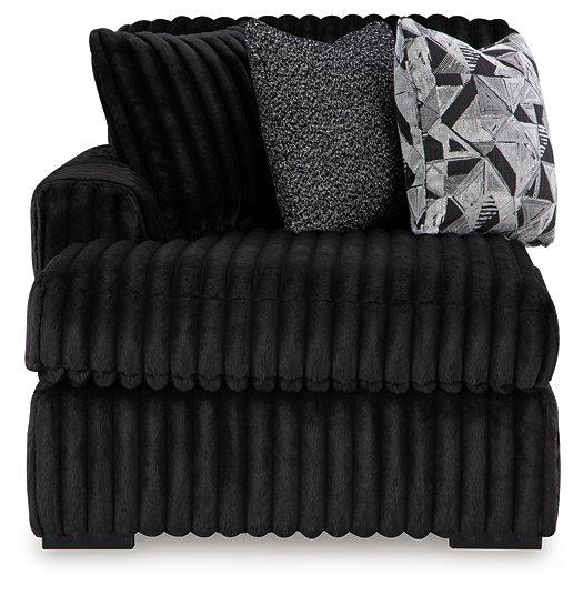 Midnight-Madness Sectional Sofa with Chaise - Furniture Land (Milwaukee, WI)