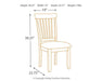 Berringer Dining Chair Set - Furniture Land (Milwaukee, WI)