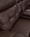 Punch Up Power Reclining Sectional Loveseat with Console - Furniture Land (Milwaukee, WI)