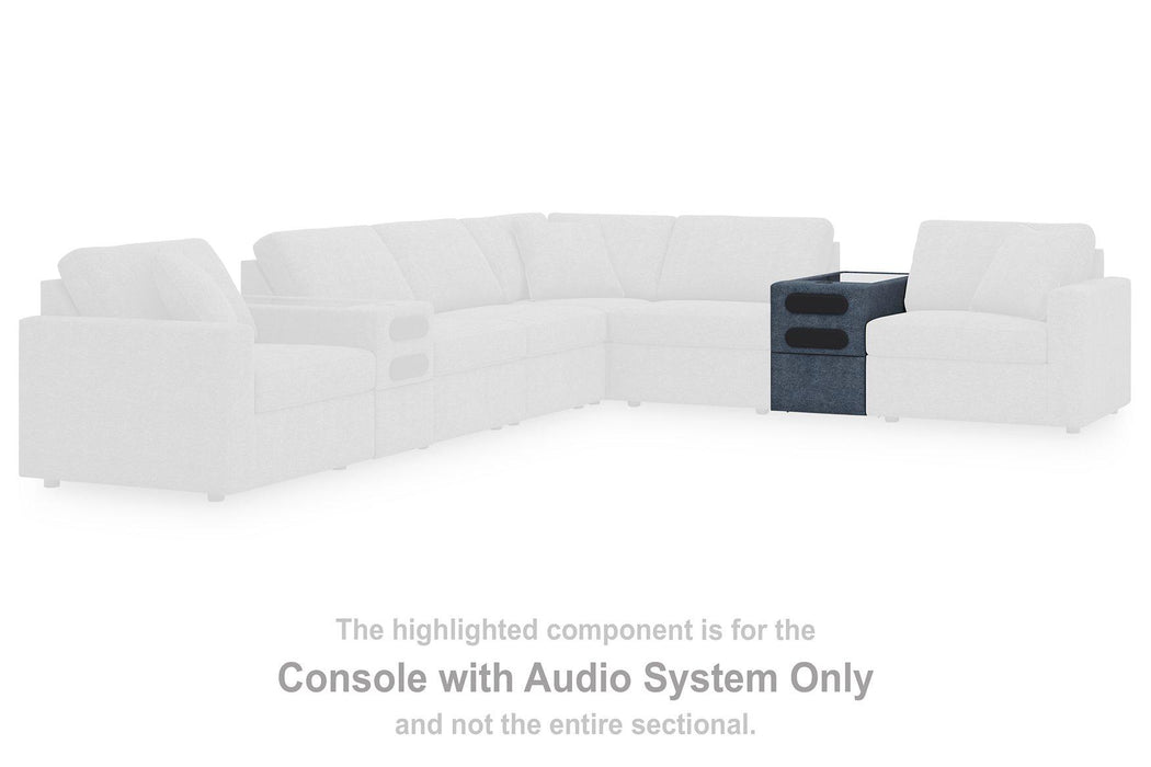 Modmax Balanced Sectional with Audio and Storage Consoles - Furniture Land (Milwaukee, WI)
