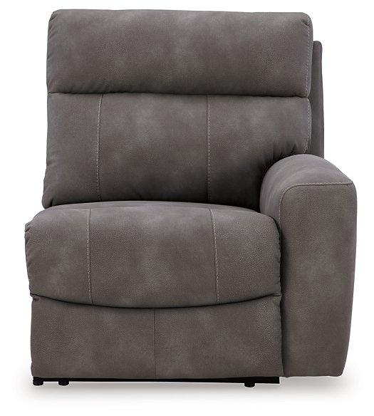 Next-Gen DuraPella Power Reclining Sectional Loveseat - Furniture Land (Milwaukee, WI)