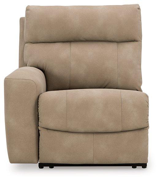 Next-Gen DuraPella Power Reclining Sectional Loveseat with Console - Furniture Land (Milwaukee, WI)