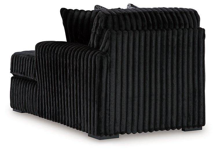 Midnight-Madness Sectional Sofa with Chaise - Furniture Land (Milwaukee, WI)