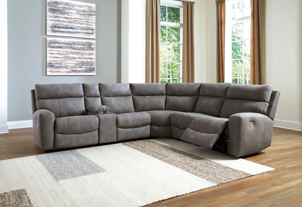 Next-Gen DuraPella Power Reclining Sectional - Furniture Land (Milwaukee, WI)