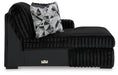 Midnight-Madness Sectional Sofa with Chaise - Furniture Land (Milwaukee, WI)