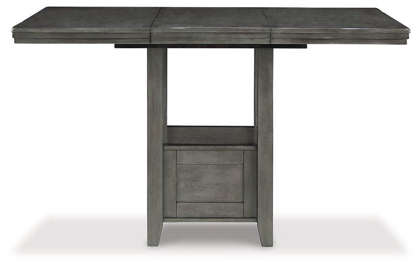 Hallanden Counter Height Dining Room Set - Furniture Land (Milwaukee, WI)