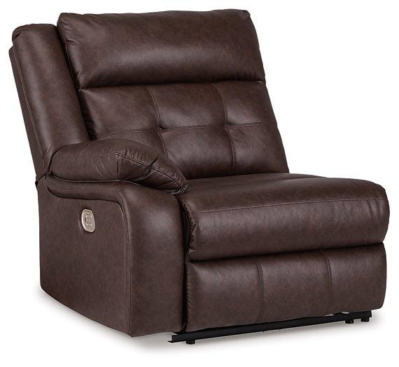 Punch Up Power Reclining Sectional Loveseat with Console - Furniture Land (Milwaukee, WI)