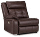 Punch Up Power Reclining Sectional Loveseat with Console - Furniture Land (Milwaukee, WI)
