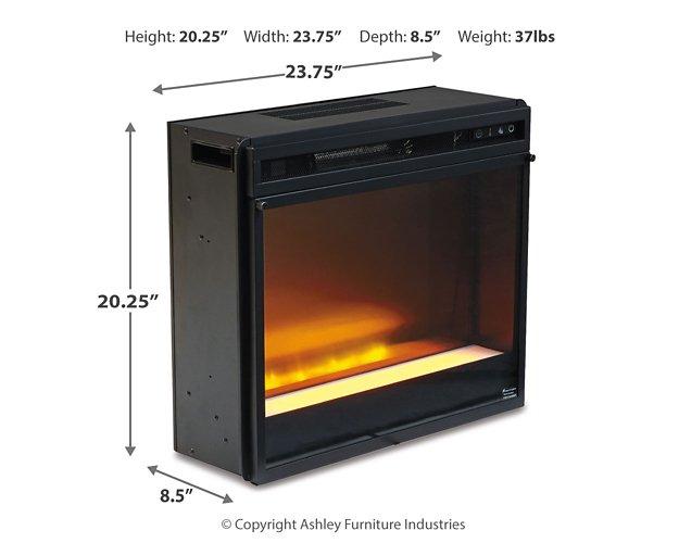 Wildenauer 76" TV Stand with Electric Fireplace - Furniture Land (Milwaukee, WI)