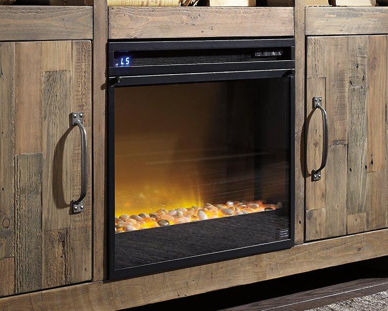 Wildenauer 76" TV Stand with Electric Fireplace - Furniture Land (Milwaukee, WI)