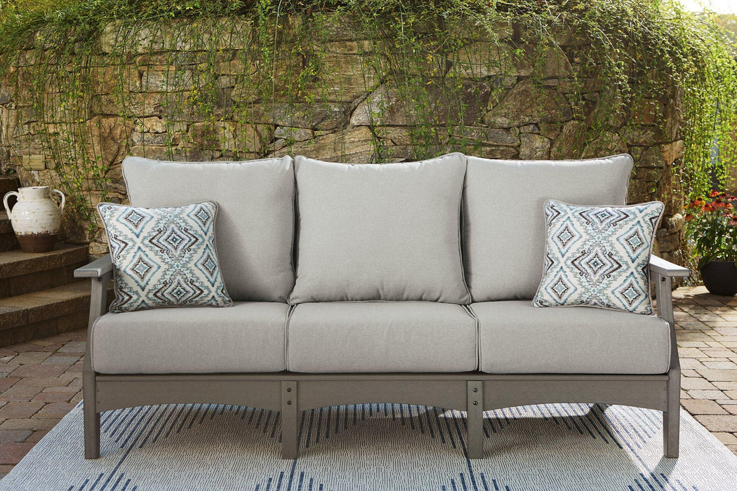 Visola Outdoor Sofa and Loveseat Set - Furniture Land (Milwaukee, WI)