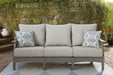 Visola Outdoor Sofa and Loveseat Set - Furniture Land (Milwaukee, WI)