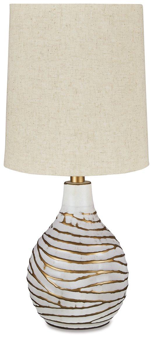 White/Gold Finish