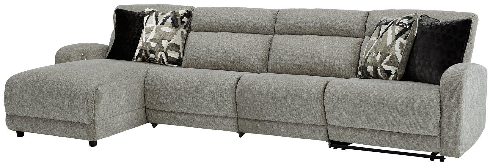 Colleyville Power Reclining Sectional with Chaise - Furniture Land (Milwaukee, WI)