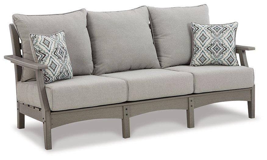 Visola Outdoor Sofa and Loveseat Set - Furniture Land (Milwaukee, WI)