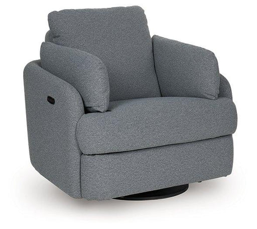 Alainmont Next-Gen Nuvella Swivel Power Recliner - Furniture Land (Milwaukee, WI)