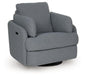 Alainmont Next-Gen Nuvella Swivel Power Recliner - Furniture Land (Milwaukee, WI)
