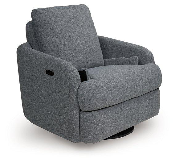 Alainmont Next-Gen Nuvella Swivel Power Recliner - Furniture Land (Milwaukee, WI)