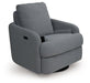 Alainmont Next-Gen Nuvella Swivel Power Recliner - Furniture Land (Milwaukee, WI)