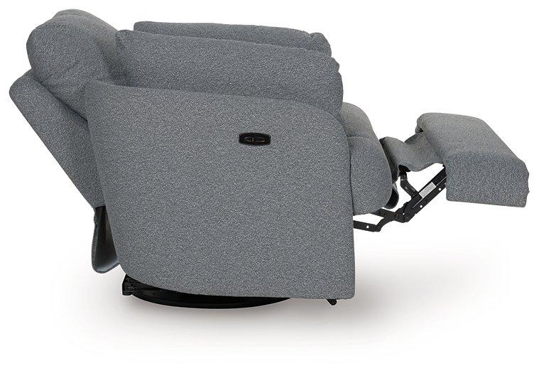 Alainmont Next-Gen Nuvella Swivel Power Recliner - Furniture Land (Milwaukee, WI)