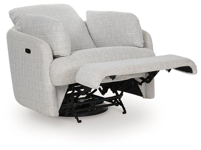 Alainmont Next-Gen Nuvella Swivel Power Recliner - Furniture Land (Milwaukee, WI)