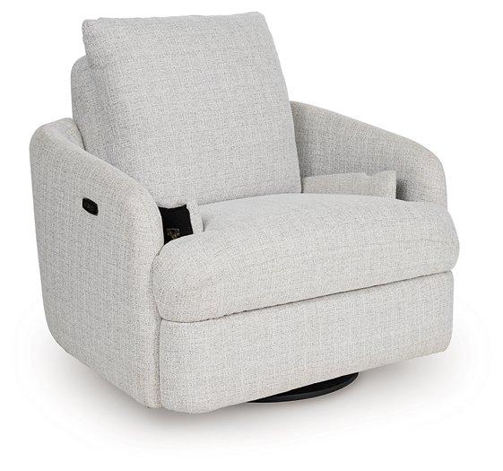 Alainmont Next-Gen Nuvella Swivel Power Recliner - Furniture Land (Milwaukee, WI)