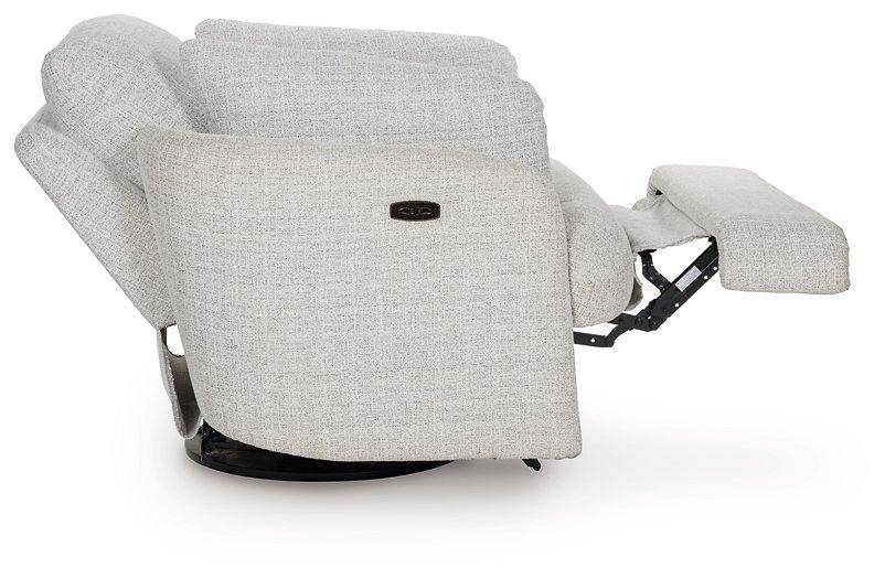 Alainmont Next-Gen Nuvella Swivel Power Recliner - Furniture Land (Milwaukee, WI)