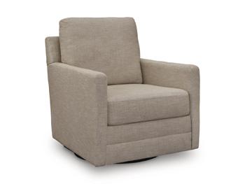 Freybourne Next-Gen Nuvella Swivel Accent Chair - Furniture Land (Milwaukee, WI)