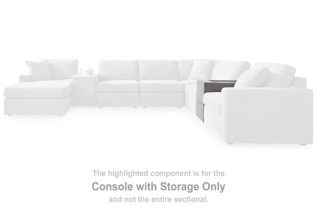 Modmax Balanced Sectional with Audio and Storage Consoles - Furniture Land (Milwaukee, WI)
