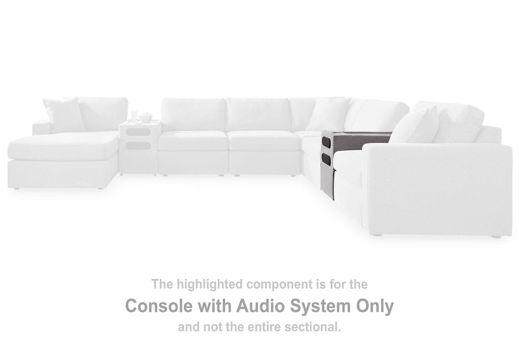 Modmax Balanced Sectional with Audio and Storage Consoles - Furniture Land (Milwaukee, WI)