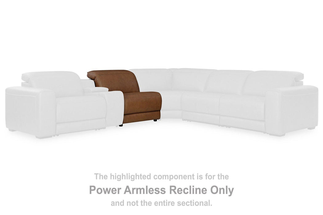 Magic Man Power Reclining Sectional - Furniture Land (Milwaukee, WI)