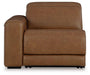 Magic Man Power Reclining Sectional with Console - Furniture Land (Milwaukee, WI)