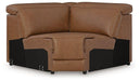 Magic Man Power Reclining Sectional with Console - Furniture Land (Milwaukee, WI)