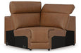 Magic Man Power Reclining Sectional with Console - Furniture Land (Milwaukee, WI)