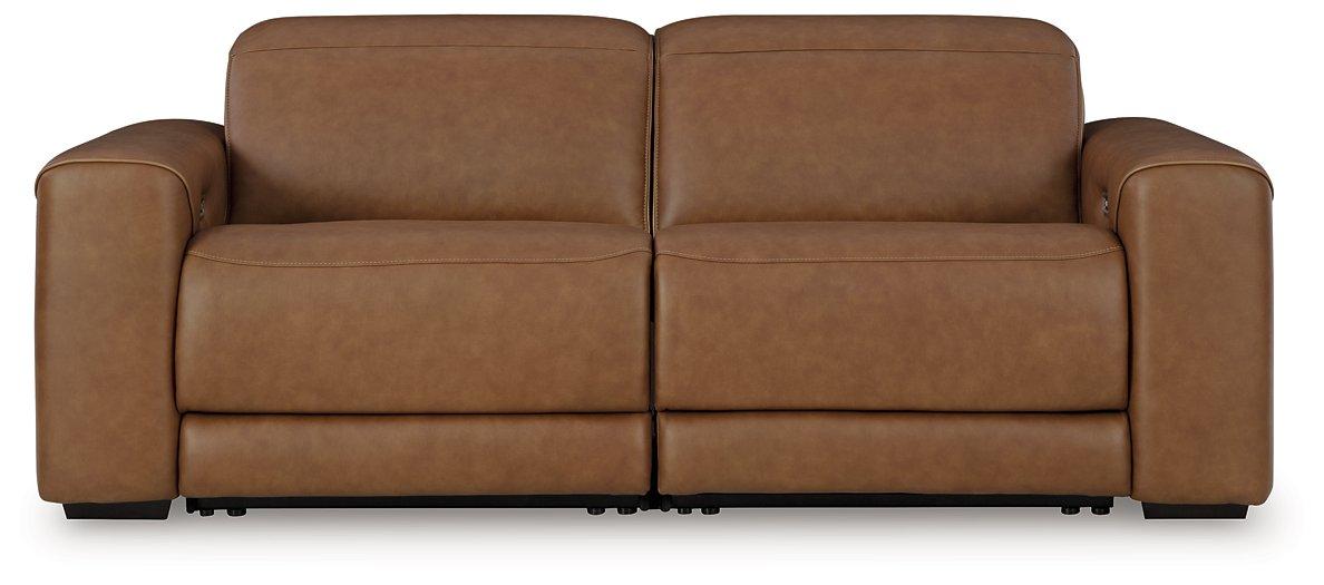 Magic Man Power Reclining Sectional Loveseat - Furniture Land (Milwaukee, WI)