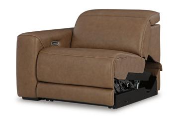 Magic Man Power Reclining Sectional Loveseat - Furniture Land (Milwaukee, WI)