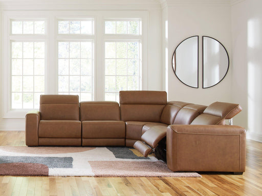 Magic Man Power Reclining Sectional - Furniture Land (Milwaukee, WI)